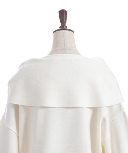 axes femme(アクシーズファム)の「ドレープリボンフレア袖ニット(ニット/セーター・レディース・ホワイト/ブラウン/ラベンダー・FREE)」の10枚目の写真