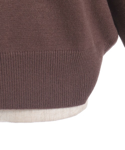 axes femme(アクシーズファム)の「ドレープリボンフレア袖ニット(ニット/セーター・レディース・ホワイト/ブラウン/ラベンダー・FREE)」の16枚目の写真