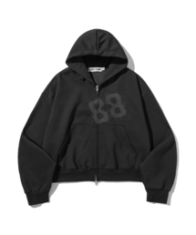 SCALLYWAG（スカリーワグ）の「88 クロップフードジップアップ[ブラック]（パーカー）」