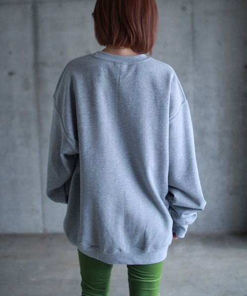 AKISHIKA design（アキシカデザイン）の「POMERANIAN sweat shirts（スウェット・メンズ・グレー・XL/L）」の3枚目の写真