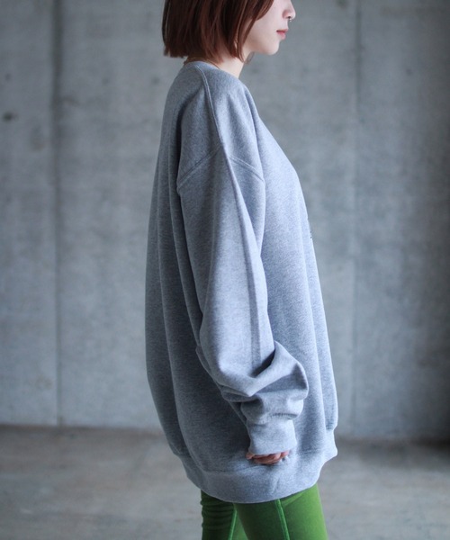 AKISHIKA design（アキシカデザイン）の「POMERANIAN sweat shirts（スウェット・メンズ・グレー・XL/L）」の2枚目の写真