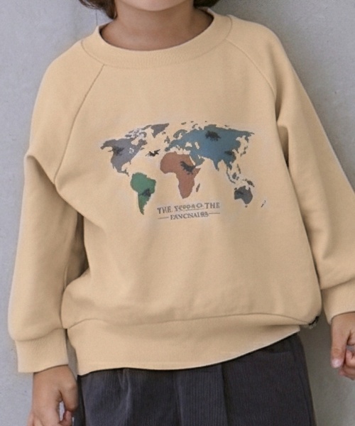 petit main（プティマイン）の「【プティプラ】BOYSトレーナー（スウェット・キッズ・ブルー系その他/ダークグレー/カラフル/レッド/グリーン/クリーム/トップグレー/ホワイト系その他/ベージュ/黄緑系・90cm/80ｃｍ/100cm/130cm/120cm/110cm）」の6枚目の写真