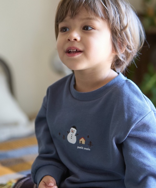 petit main（プティマイン）の「【プティプラ】BOYSトレーナー（スウェット・キッズ・ブルー系その他/ダークグレー/カラフル/レッド/グリーン/クリーム/トップグレー/ホワイト系その他/ベージュ/黄緑系・90cm/80ｃｍ/100cm/130cm/120cm/110cm）」の18枚目の写真