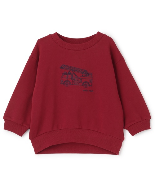 petit main（プティマイン）の「【プティプラ】BOYSトレーナー（スウェット・キッズ・ブルー系その他/ダークグレー/カラフル/レッド/グリーン/クリーム/トップグレー/ホワイト系その他/ベージュ/黄緑系・90cm/80ｃｍ/100cm/130cm/120cm/110cm）」の22枚目の写真