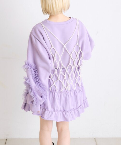 w closet（ダブルクローゼット）の「パールビスチェ（その他・レディース・オフホワイト・FREE）」の4枚目の写真