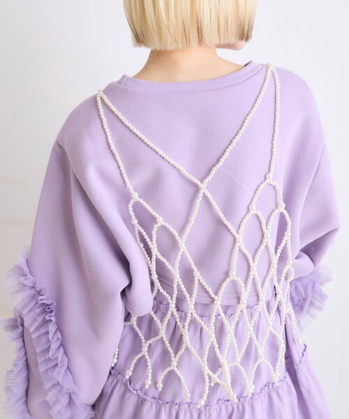 w closet（ダブルクローゼット）の「パールビスチェ（その他・レディース・オフホワイト・FREE）」の7枚目の写真