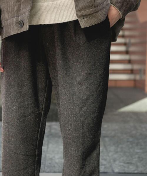 セール】ウール混ヘリンボーンイージートラウザー（その他パンツ