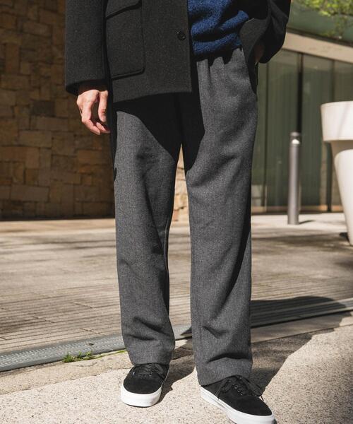 URBAN RESEARCH DOORS（アーバンリサーチドアーズ）の「ウール混ヘリンボーンイージートラウザー（その他パンツ・メンズ・ブラウン/ブラック・MEDIUM/LARGE）」の14枚目の写真