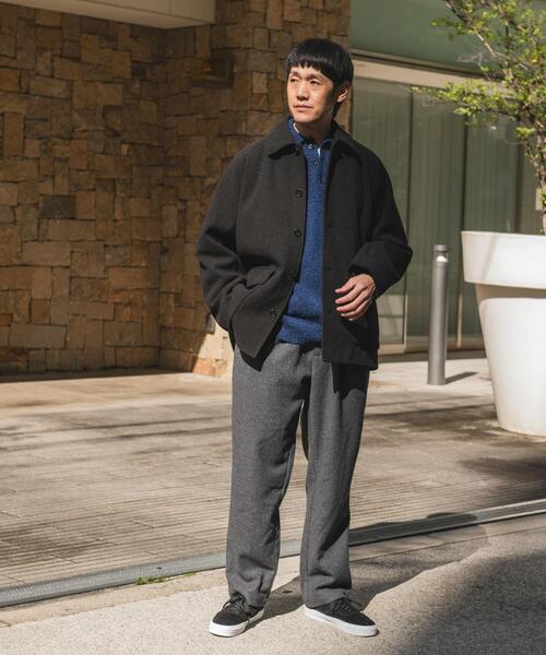 セール】ウール混ヘリンボーンイージートラウザー（その他パンツ