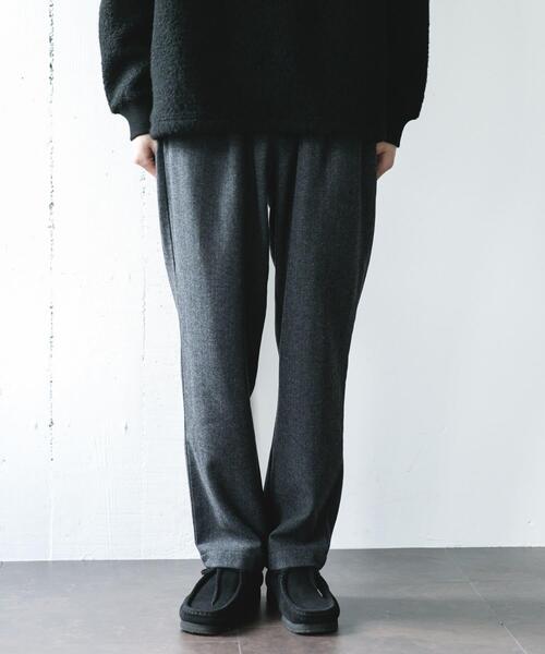 URBAN RESEARCH DOORS（アーバンリサーチドアーズ）の「ウール混ヘリンボーンイージートラウザー（その他パンツ・メンズ・ブラウン/ブラック・MEDIUM/LARGE）」の10枚目の写真