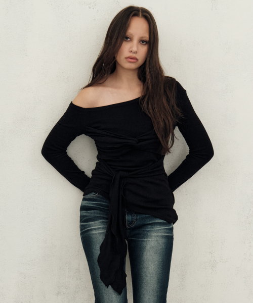 Midnight Move（ミッドナイトムーブ）の「tw t (black)（Tシャツ/カットソー・レディース・その他・FREE）」の4枚目の写真