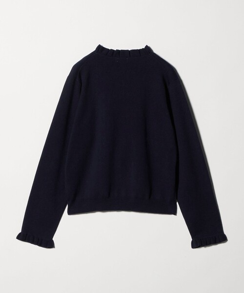 Steven Alan（スティーブンアラン）の「＜Steven Alan＞コットン カシミヤ フリル ニット（ニット/セーター・レディース・ベージュ/ネイビー・FREE）」の15枚目の写真