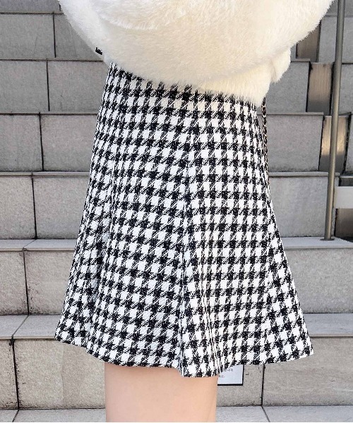 INGNI（イング）の「ハイウエストフレアミニスカパン（スカート・レディース・グレー/ブラック/その他11・FREE）」の8枚目の写真