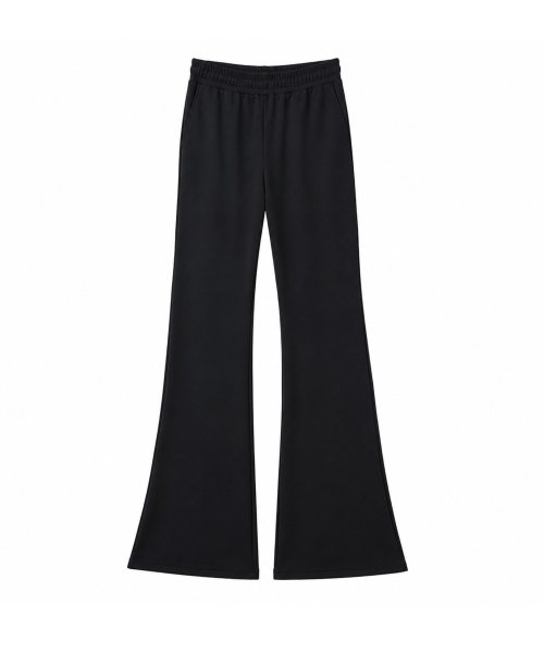 KOLEAT(コレット)の「ロングスリムバンディングブーツカットスラックス【BLACK】ワイドラッパーズ ver.(スラックス・レディース・ブラック・FREE)」の4枚目の写真