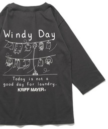 KRIFF MAYER（クリフメイヤー）の「【綿100％・7分袖】楽LUCK七分袖Tシャツ(日本の妖怪)（Tシャツ/カットソー）」