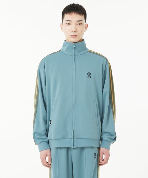 LMCの「SIDE STRIPED JERSEY TRACK TOP gray mint(ナイロンジャケット・レディース・その他・MEDIUM/SMALL/LARGE)」の3枚目の写真