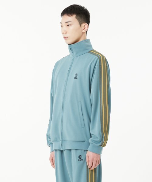 LMCの「SIDE STRIPED JERSEY TRACK TOP gray mint(ナイロンジャケット・レディース・その他・MEDIUM/SMALL/LARGE)」の4枚目の写真