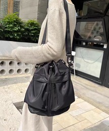 Anchor Smith（アンカー スミス）の「【NuNuNa】3WAY 巾着型 ショルダーバッグ/バックパック（ショルダーバッグ）」