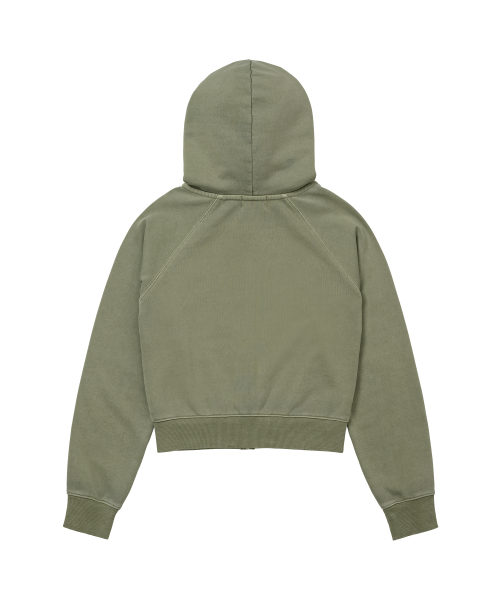 WELLBEING EXPRESS（ウェルビーイングエクスプレス）の「Digital Tattoo Hoodie Zip Up Khaki（パーカー・レディース・その他・SMALL/MEDIUM/LARGE）」の2枚目の写真