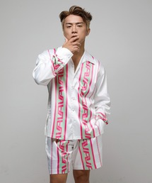 VANQUISH | VANQUISH / VA トライバルボーダー デザインシャツ(シャツ/ブラウス)