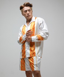 VANQUISH（ヴァンキッシュ）の「VANQUISH / VA トライバルボーダー デザインシャツ（シャツ/ブラウス）」