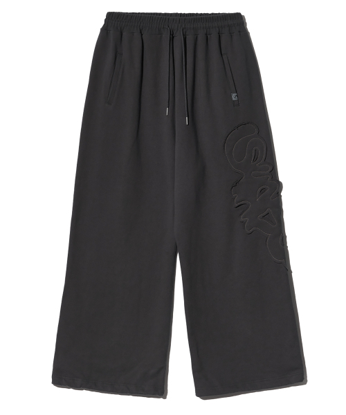 PIECEMAKER（ピースメーカー）の「TS LOGO APPLIQUE SWEAT PANTS (CHARCOAL)（スウェットパンツ・レディース・その他・LARGE/MEDIUM）」の4枚目の写真
