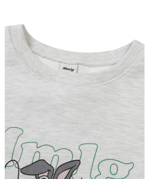 MMLG（エムエムエルジー）の「[Mmlg] LP MELGE SWEAT (ASH GREY)（スウェット・レディース・その他・LARGE/X-LARGE/SMALL/MEDIUM）」の3枚目の写真
