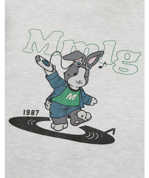 MMLG（エムエムエルジー）の「[Mmlg] LP MELGE SWEAT (ASH GREY)（スウェット・レディース・その他・LARGE/X-LARGE/SMALL/MEDIUM）」の4枚目の写真