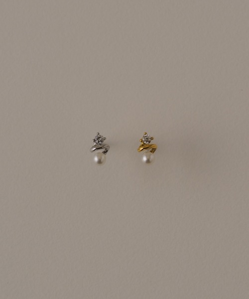 muku（ムク）の「PIERCE/LUMI TREE（ピアス（両耳用）・レディース・ゴールド/シルバー・FREE）」の2枚目の写真