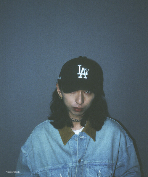 BASICKS（ベイシックス）の「BASICKS/ベイシックス x Newera Dodgers Cap / DGS-1201（キャップ・レディース・ブルー/ブラック・ONE SIZE）」の3枚目の写真