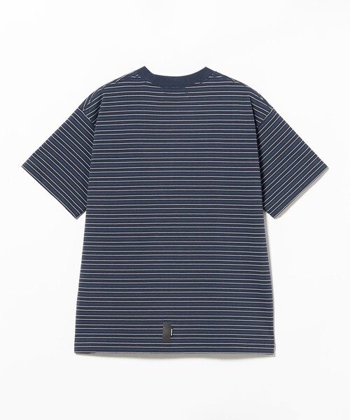 CHARI&CO（チャリアンドコー）の「CHARI&CO / IN BETWEEN TEE（Tシャツ/カットソー・メンズ・ネイビー・M/S/XL/L）」の4枚目の写真