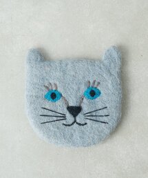 BIRTHDAY BAR（バースデイバー）の「フェルトキャット　コースター　猫（ランチョンマット/テーブルウェア）」