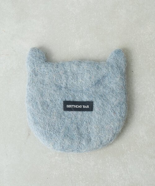 BIRTHDAY BAR（バースデイバー）の「フェルトキャット　コースター　猫（ランチョンマット/テーブルウェア・レディース・ベージュ/グレー/ブラック・0）」の6枚目の写真