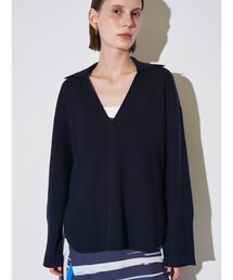 ELENDEEK | スキッパ―オーバーニット(ニット/セーター)