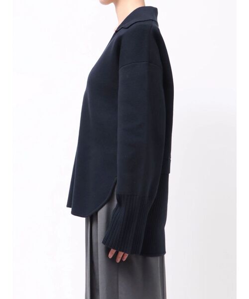 ELENDEEK（エレンディーク）の「スキッパ―オーバーニット（ニット/セーター・レディース・オフホワイト/イエロー/ネイビー・FREE）」の21枚目の写真