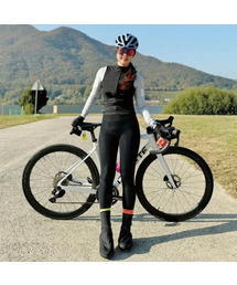 LONGTERM（ロングターム）の「Slim Bib Fleece Tights 893 Women's [Black]（スポーツグッズ）」