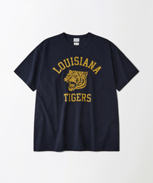 OUTSTANDING（アウトスタンディング）の「VSC TEE(ルイジアナ タイガース)_ネイビー（Tシャツ/カットソー）」