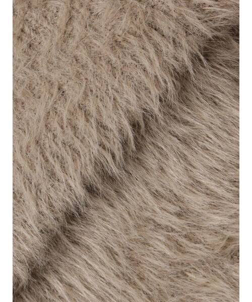 GYDA（ジェイダ）の「オフショルデザインシャギーニットワンピース（ワンピース・レディース・ベージュ/ブラック/オフホワイト・FREE）」の12枚目の写真