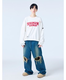/Little sunny bite/stranger things x little sunny bite logo sweat top