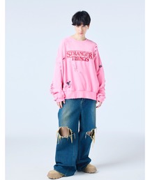 /Little sunny bite/stranger things x little sunny bite logo sweat top