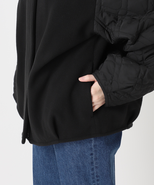 B.C STOCK(ベーセーストック)の「ウォッシャブル / レイヤードキルティングブルゾン(ブルゾン・レディース・ブラック/ホワイト・FREE)」の18枚目の写真
