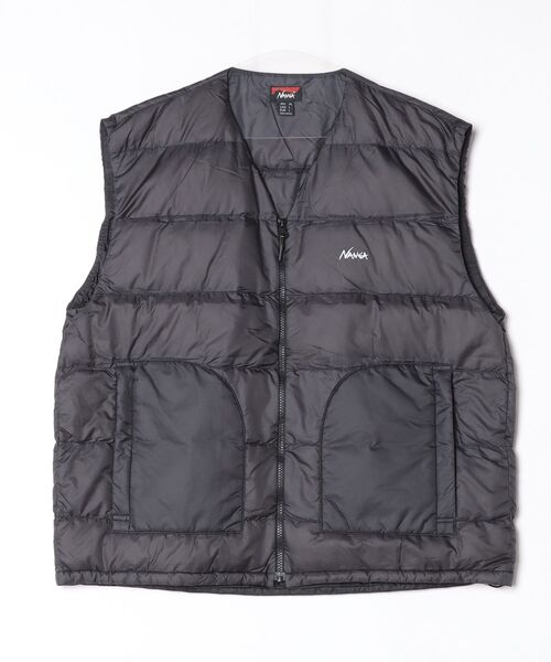 NANGA(ナンガ)の「SHEER DOWN VEST/シアーダウンベスト(ダウンベスト・メンズ・グレー/ホワイト/ブラック・L/XL/M/S)」の3枚目の写真