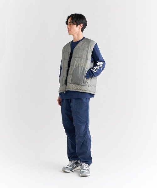 NANGA(ナンガ)の「SHEER DOWN VEST/シアーダウンベスト(ダウンベスト・メンズ・グレー/ホワイト/ブラック・L/XL/M/S)」の11枚目の写真