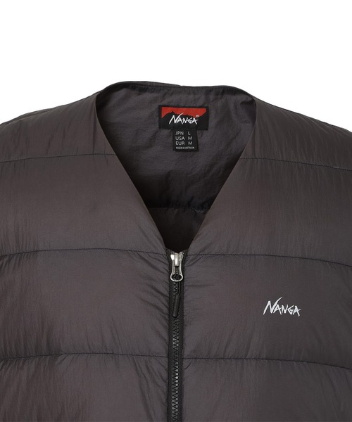 NANGA(ナンガ)の「SHEER DOWN VEST/シアーダウンベスト(ダウンベスト・メンズ・グレー/ホワイト/ブラック・L/XL/M/S)」の15枚目の写真