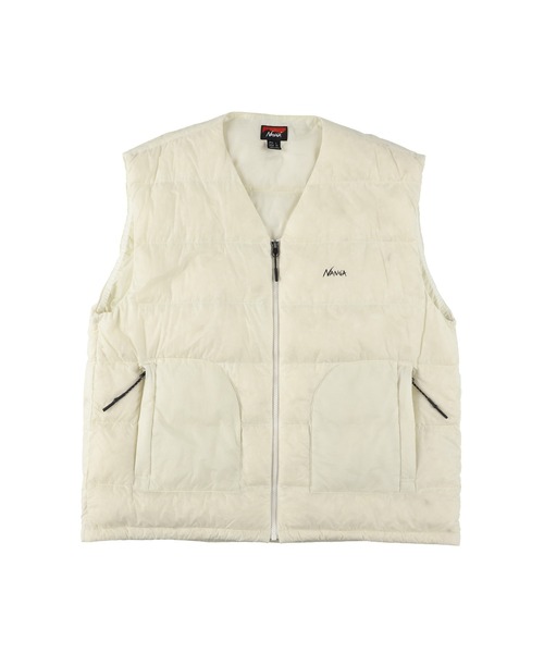 NANGA(ナンガ)の「SHEER DOWN VEST/シアーダウンベスト(ダウンベスト・メンズ・グレー/ホワイト/ブラック・L/XL/M/S)」の21枚目の写真