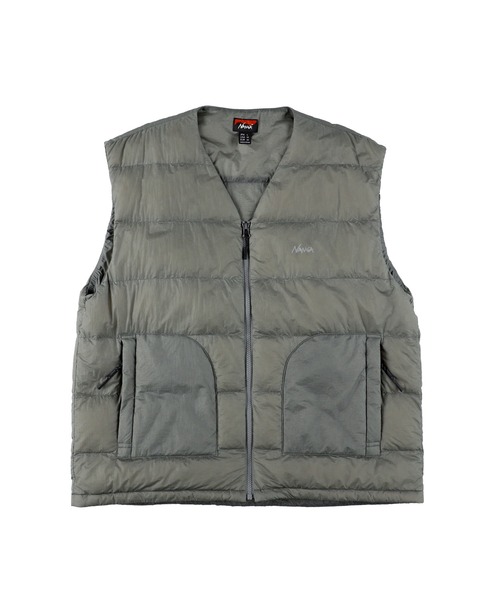 NANGA(ナンガ)の「SHEER DOWN VEST/シアーダウンベスト(ダウンベスト・メンズ・グレー/ホワイト/ブラック・L/XL/M/S)」の22枚目の写真