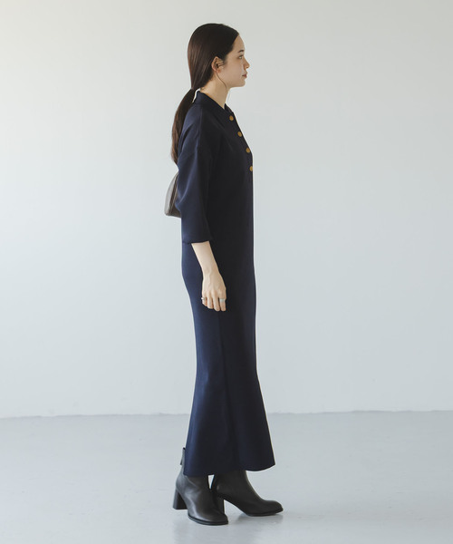 Noble(ノーブル)の「《追加》ポロシャツニットワンピース 2(ワンピース・レディース・ブラウン/ネイビー・38/36)」の21枚目の写真