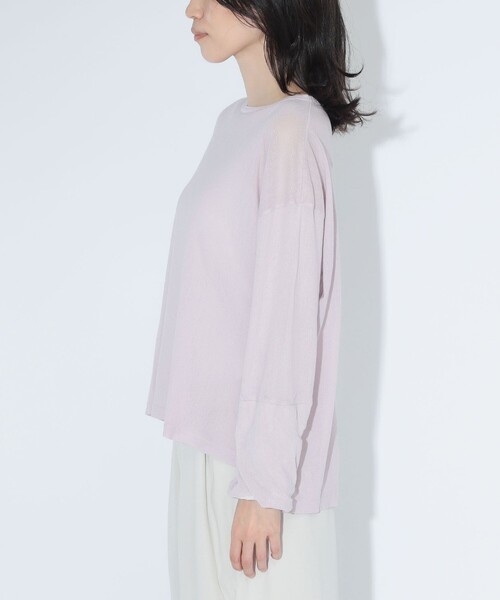 maturely（マチュアリー）の「maturely / チュール リバーシブル カフ ロングスリーブ（Tシャツ/カットソー・レディース・ピンク/ホワイト系その他7・ONE SIZE）」の9枚目の写真