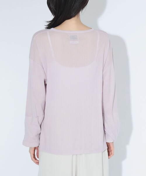 maturely（マチュアリー）の「maturely / チュール リバーシブル カフ ロングスリーブ（Tシャツ/カットソー・レディース・ピンク/ホワイト系その他7・ONE SIZE）」の10枚目の写真