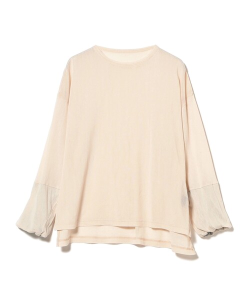 maturely（マチュアリー）の「maturely / チュール リバーシブル カフ ロングスリーブ（Tシャツ/カットソー・レディース・ピンク/ホワイト系その他7・ONE SIZE）」の13枚目の写真